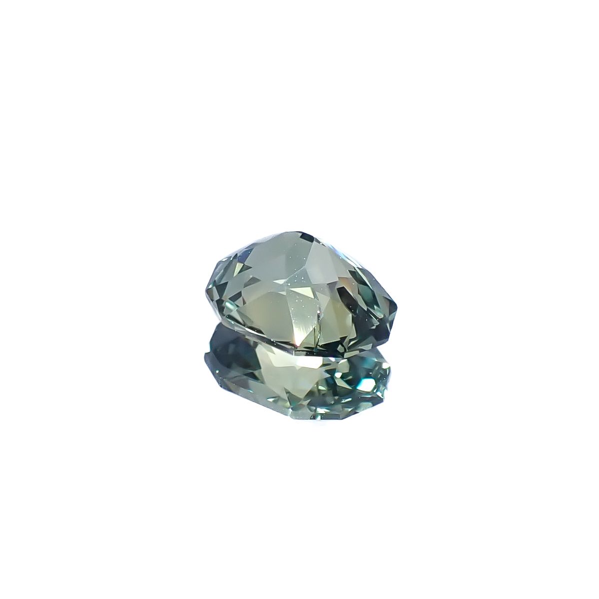 ◇カスタムカット◇バイカラーサファイア オーストラリア産 1.21ct [250229824]7.4x5.5mm前後
