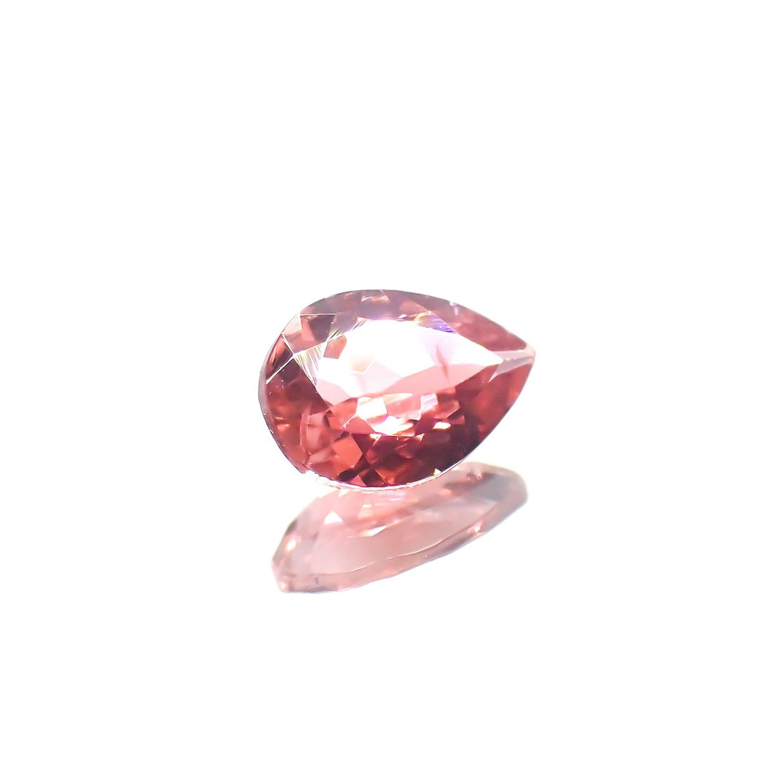 バイカラートルマリン(宝石名バイカラー・トルマリン) ブラジル/アフリカ産 0.55ct 識別済[211013562]6.9×4.9mm前後