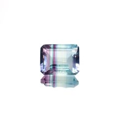 パーティカラーフローライト フルオレッセンス ブラジル産 4.10ct[230823270]10.1x7.9mm前後