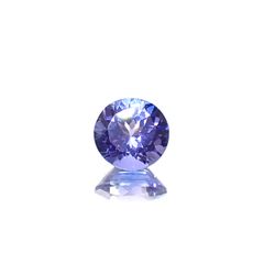 タンザナイト(宝石名タンザナイト)タンザニア産 識別済 1.22ct / 6.8x6.7mm前後 [251031239]