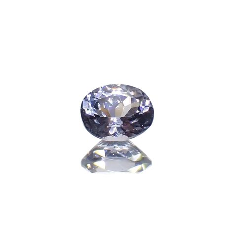 バイオレットスピネル(宝石名スピネル)ビルマ/マダガスカル産 0.42ct 識別済[250220648]4.9x3.8mm前後