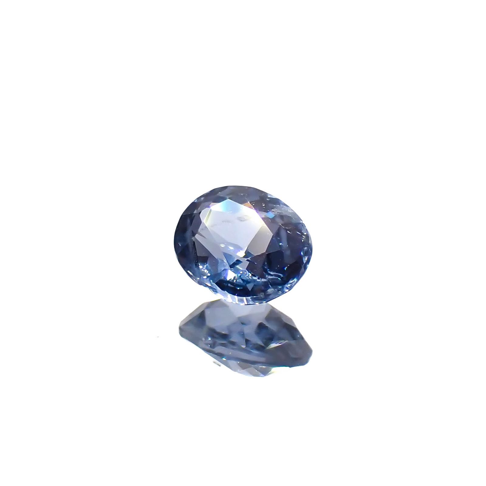 コバルトブルースピネル(宝石名ブルー・スピネル)タンザニア産 0.344ct ソ付(日独)[230622551]4.61x3.71mm前後