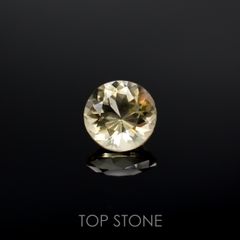 イエロースキャポライト(宝石名イエロー・スキャポライト)タンザニア産 0.78ct 識別済[220918027]6.1x6.1mm前後