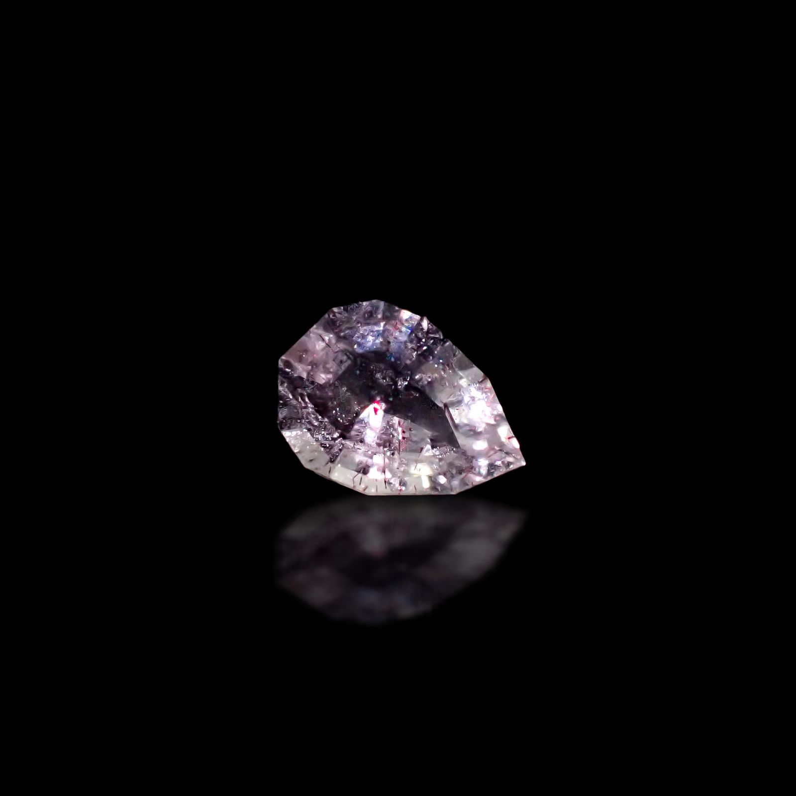 ◇カスタムカット◇ティンカーベルクォーツ ブラジル産 0.65ct[240628163]7.3x5.1mm前後