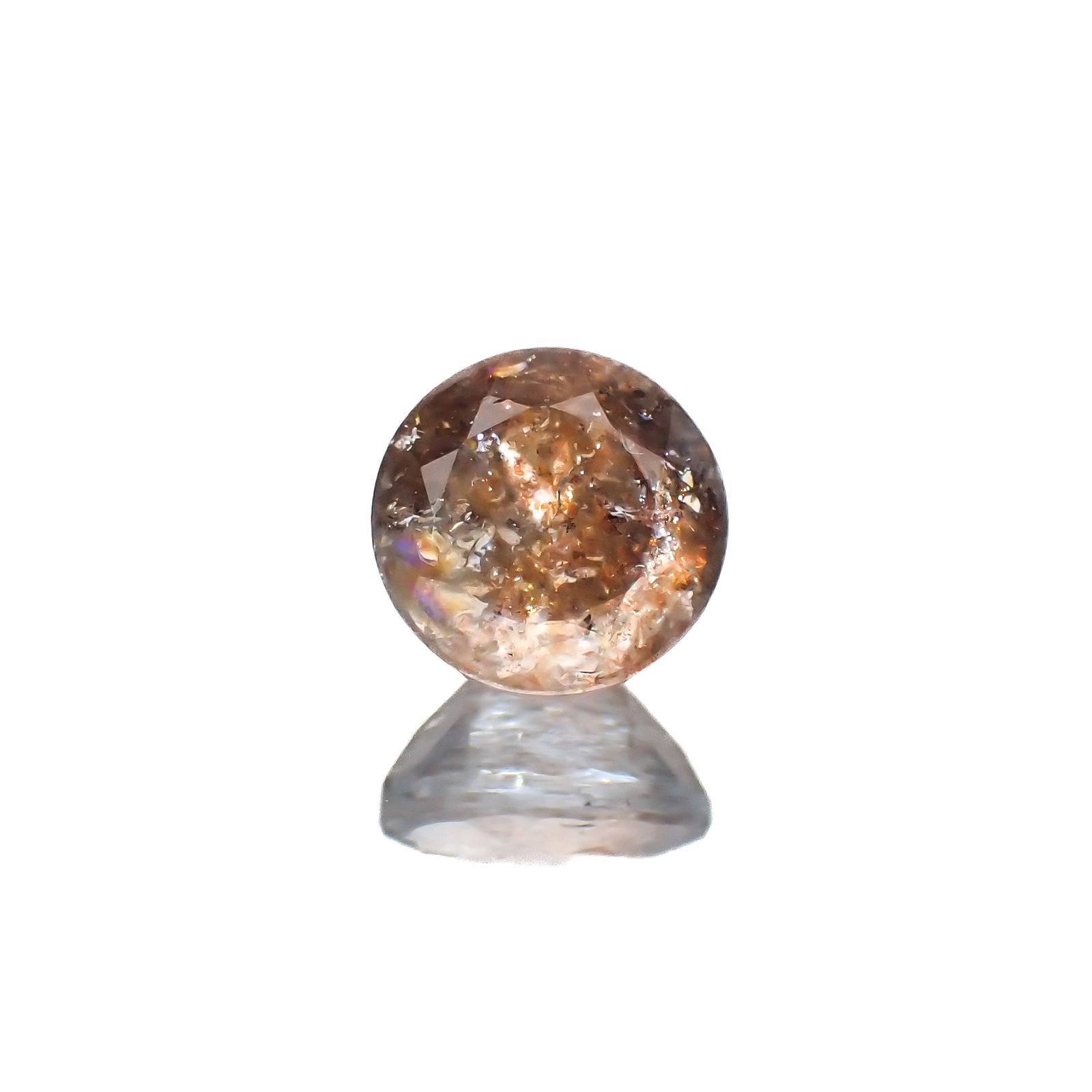 アベンチュリンアクアマリン ナイジェリア産 0.89ct[220917715]6x6mm前後