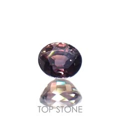 カラーチェンジサファイア非加熱(宝石名サファイア)タンザニア産 0.69ct 識別済[230320840]5.1x4.3mm前後