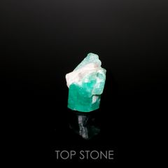 エメラルド 原石 コロンビア・ムゾー鉱山産 15.52ct[220515786]15.1x11.6mm前後