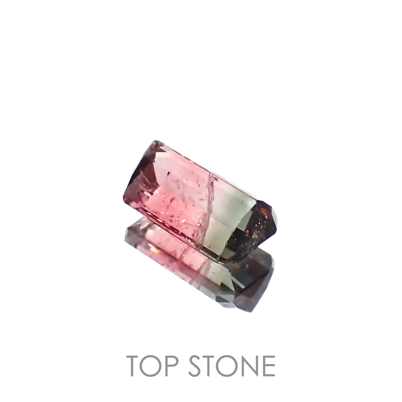 バイカラートルマリン(宝石名トルマリン)アフガニスタン産 1.15ct 識別済[221219560]7.9x4.5mm前後