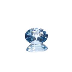 アクアマリン サンタマリアカラー マダガスカル産 0.89ct[240326973]7.4x5.6mm前後