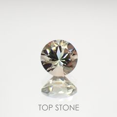バイカラーオレゴンサンストーン(宝石名ラブラドライト)アメリカ・オレゴン州産 0.76ct 識別済[220114652]6x6mm前後