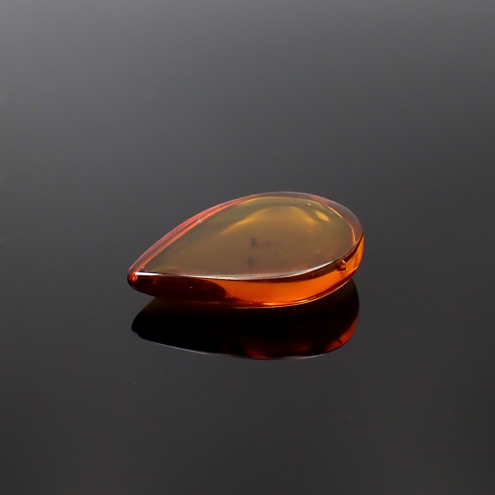 虫入り琥珀 コロンビア産 13.56ct [221018546]30.9x21.8mm前後