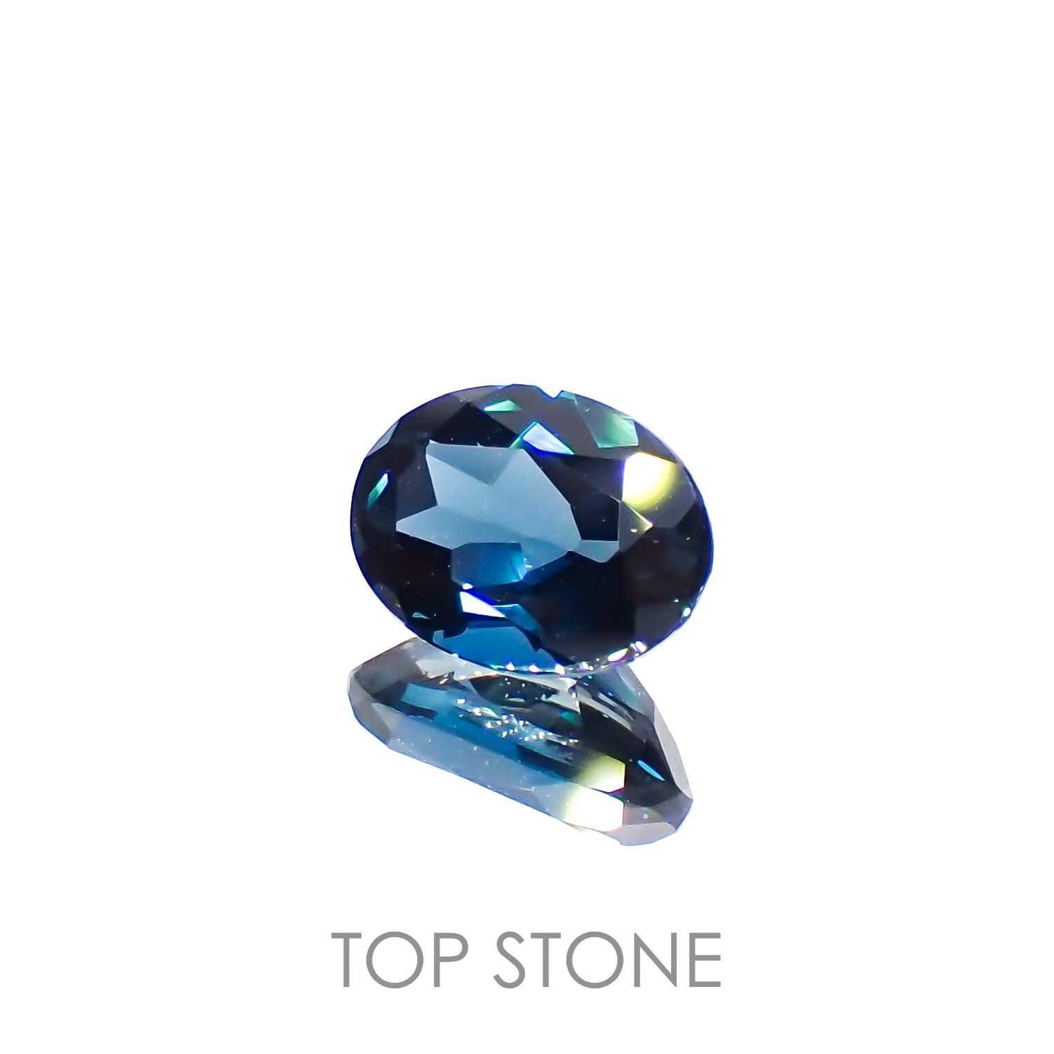 ロンドンブルートパーズ ブラジル産 1.60ct[221219304]8.1x6mm前後