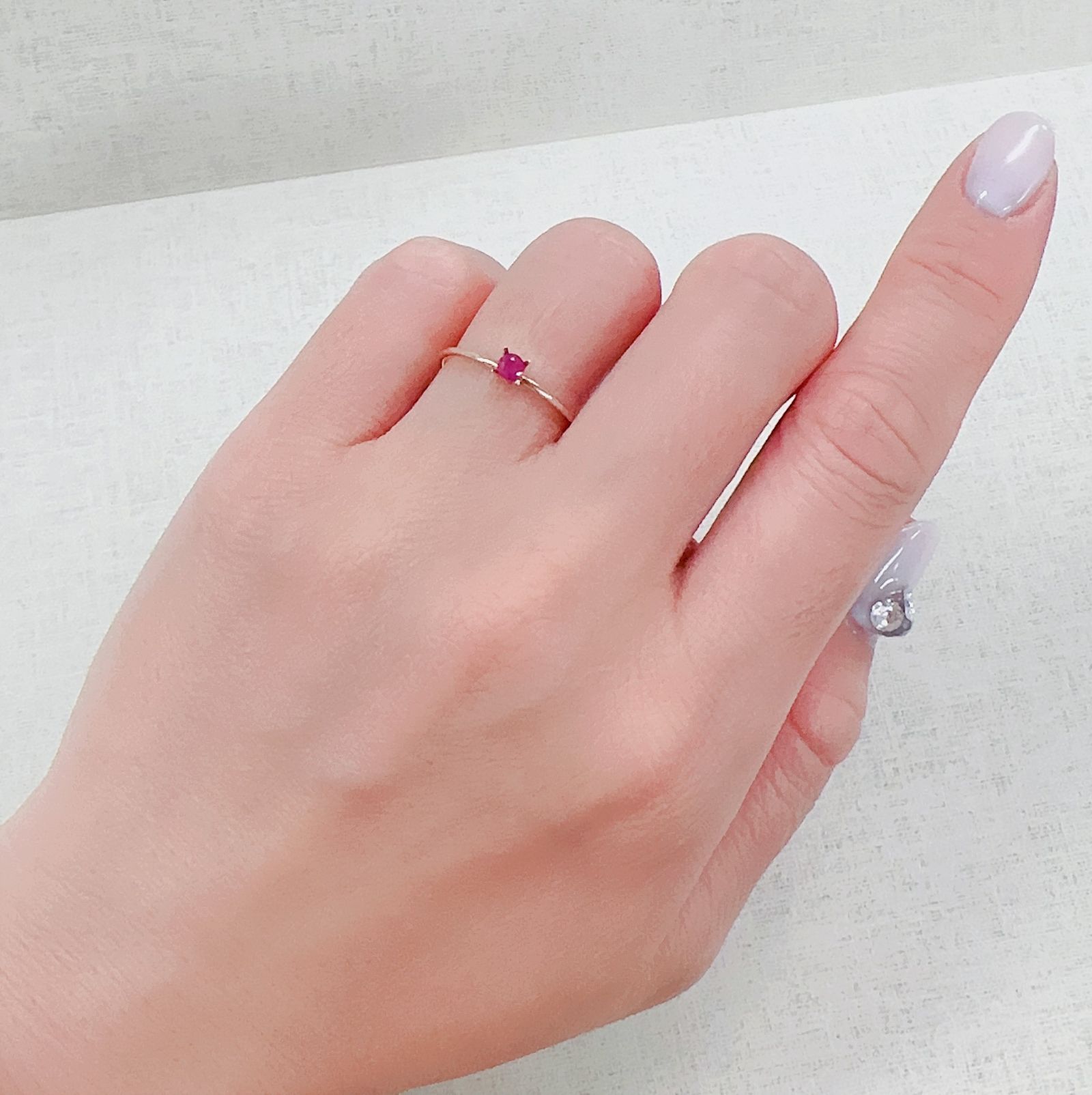 ルビー タイ/ミャンマー産 0.11ct[230321294]3x2.8mm前後