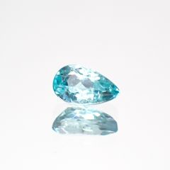 パライバトルマリン(宝石名トルマリン/別名パライバ・トルマリン)ブラジル・パライバ州バターリャ鉱山産 0.13ct 識別済[230622331]4.3x2.5mm前後