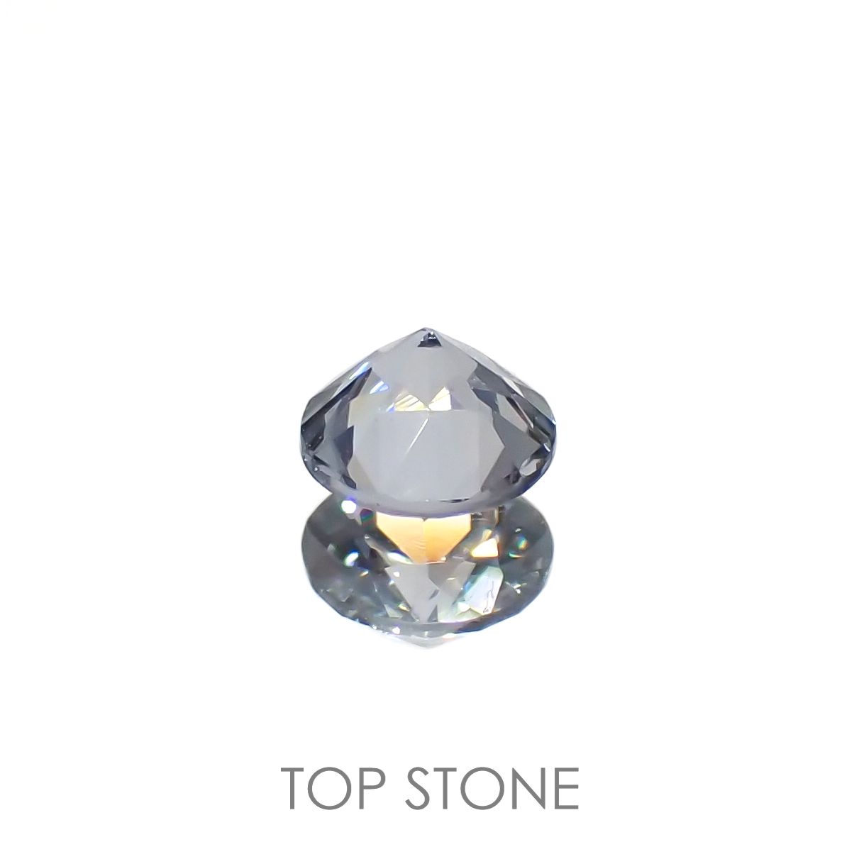 グレイッシュブルースピネル(宝石名スピネル)ビルマ/マダガスカル産 0.22ct 識別済[230119910]3.7x3.7mm前後