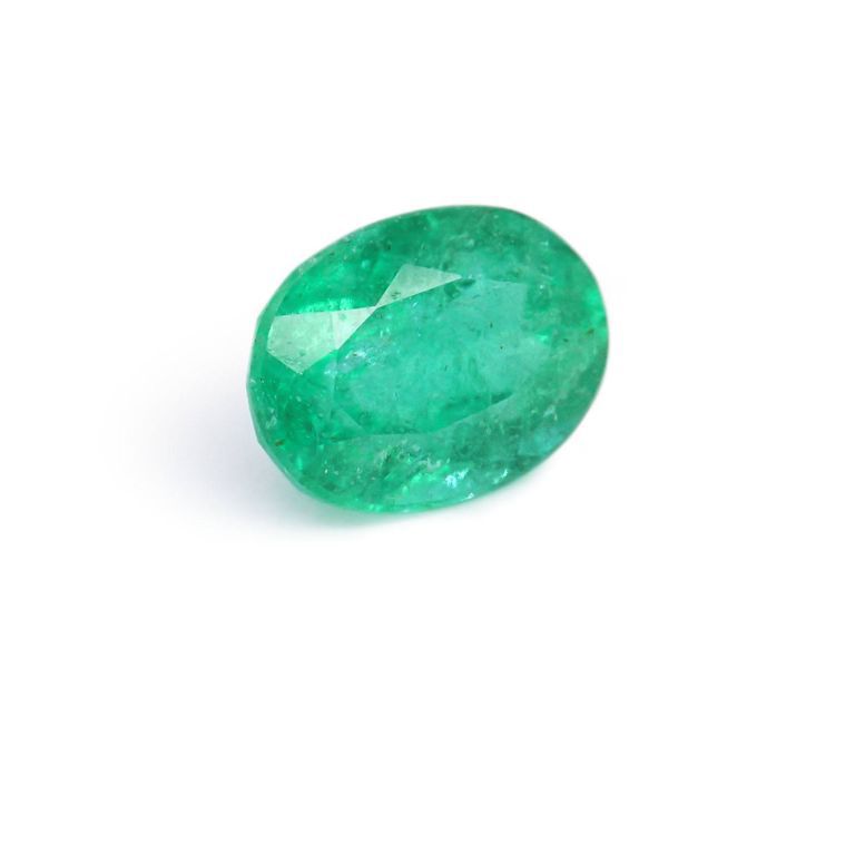 パライバトルマリン(宝石名トルマリン/別名パライバ・トルマリン) ブラジル産 0.603ct ソ付(宝貴協)[19111755]5.8×4.4mm前後
