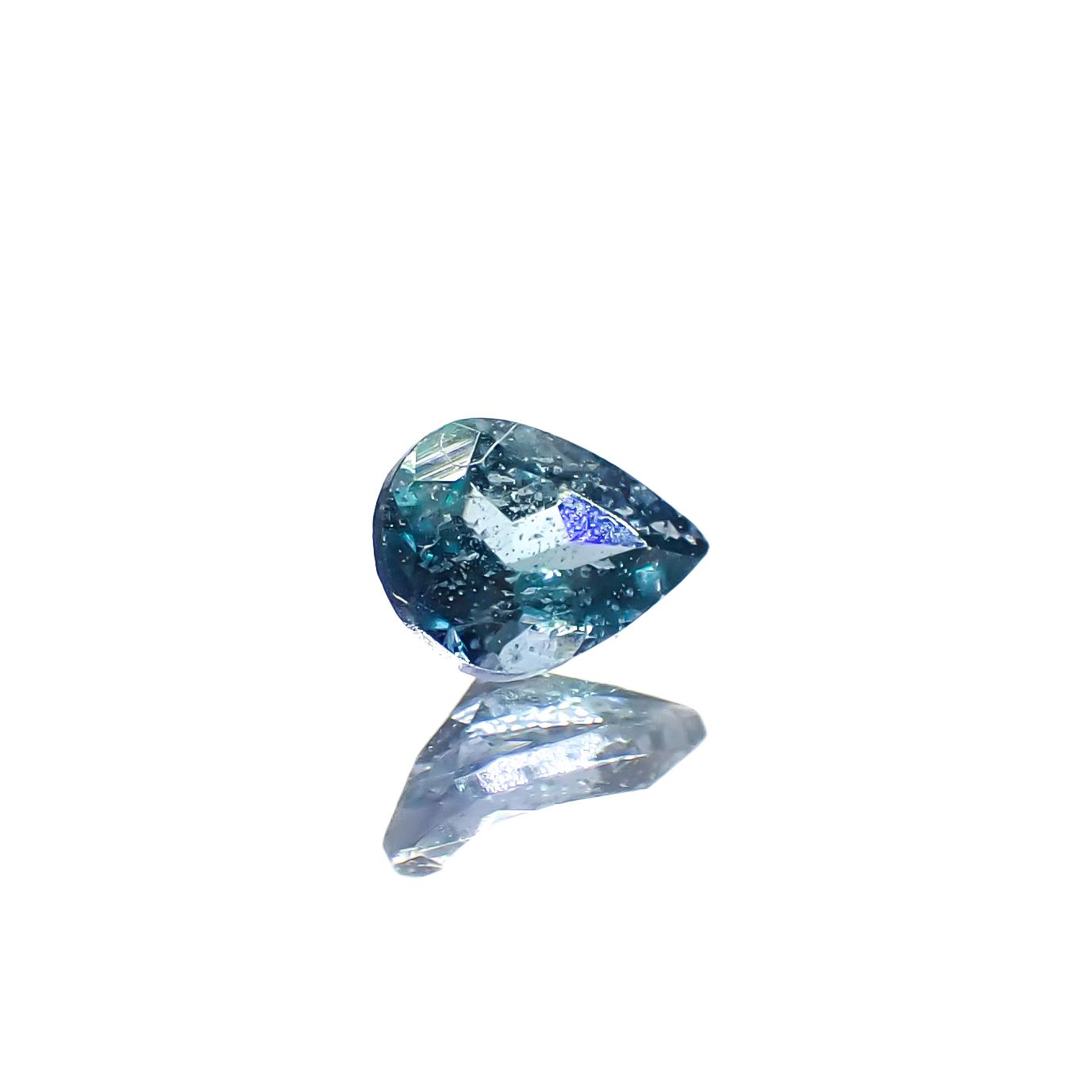 ブルーグリーンコーネルピン(宝石名ブルーグリーン・コーネルピン)タンザニア産 0.14ct 識別済[240527675]3.9x2.9mm前後