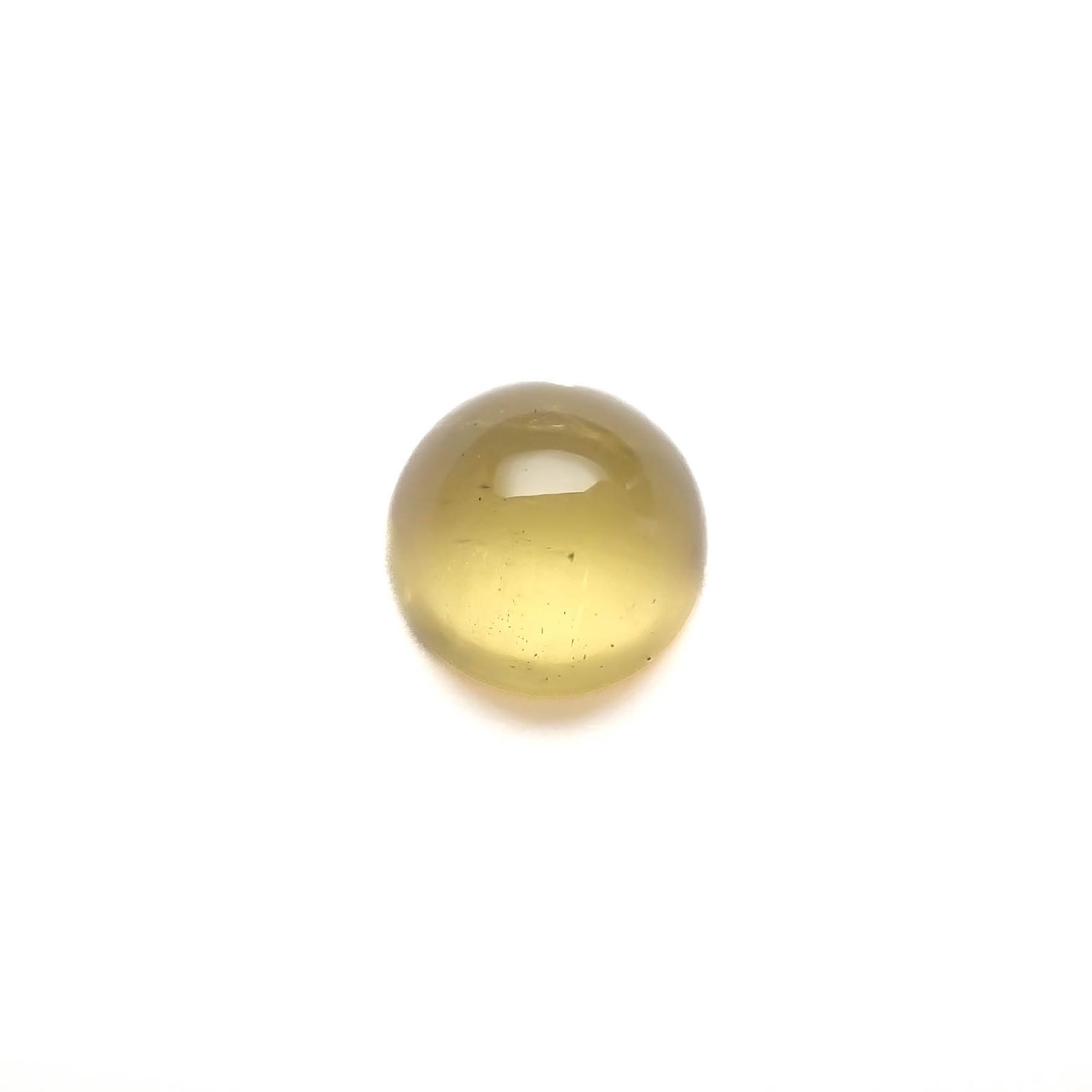 イエローベリルキャッツアイ(宝石名イエロー・ベリル・キャッツアイ)ブラジル産 2.96ct 識別済[240125877]9x9mm前後