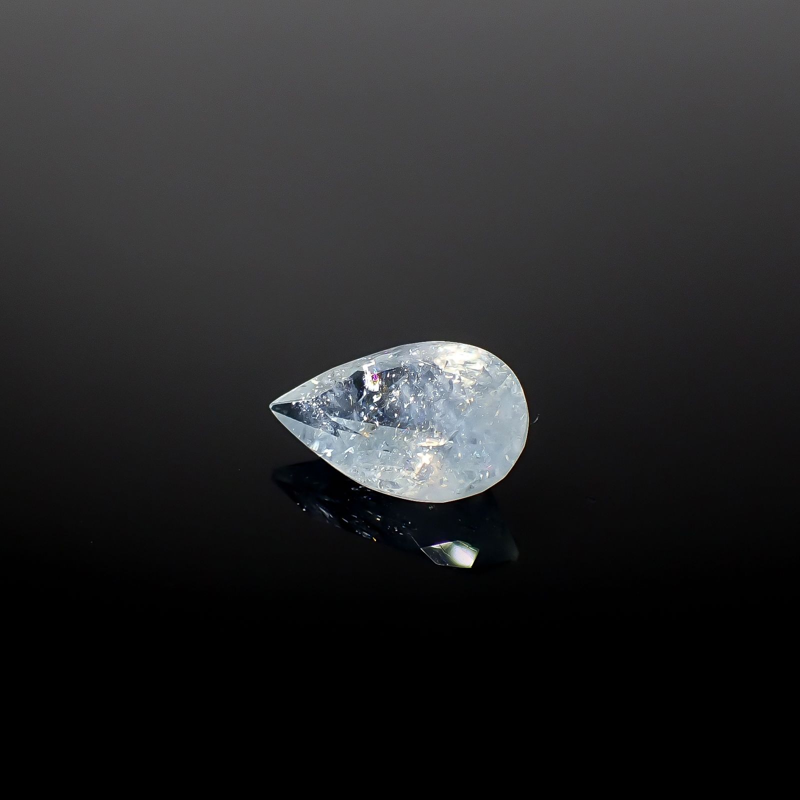 イリデッセンスアクアマリン ブラジル産 2.00ct [250730709]11.8x7.3mm前後