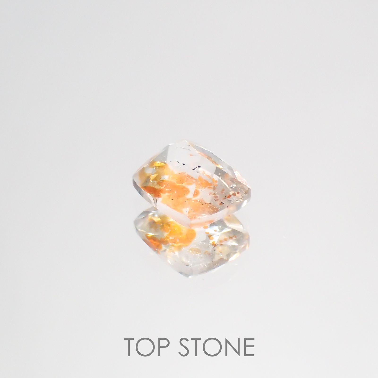 オーロラクォーツ ブラジル・ミナスジェライス産 1.28ct[220114386]7.1x6mm前後