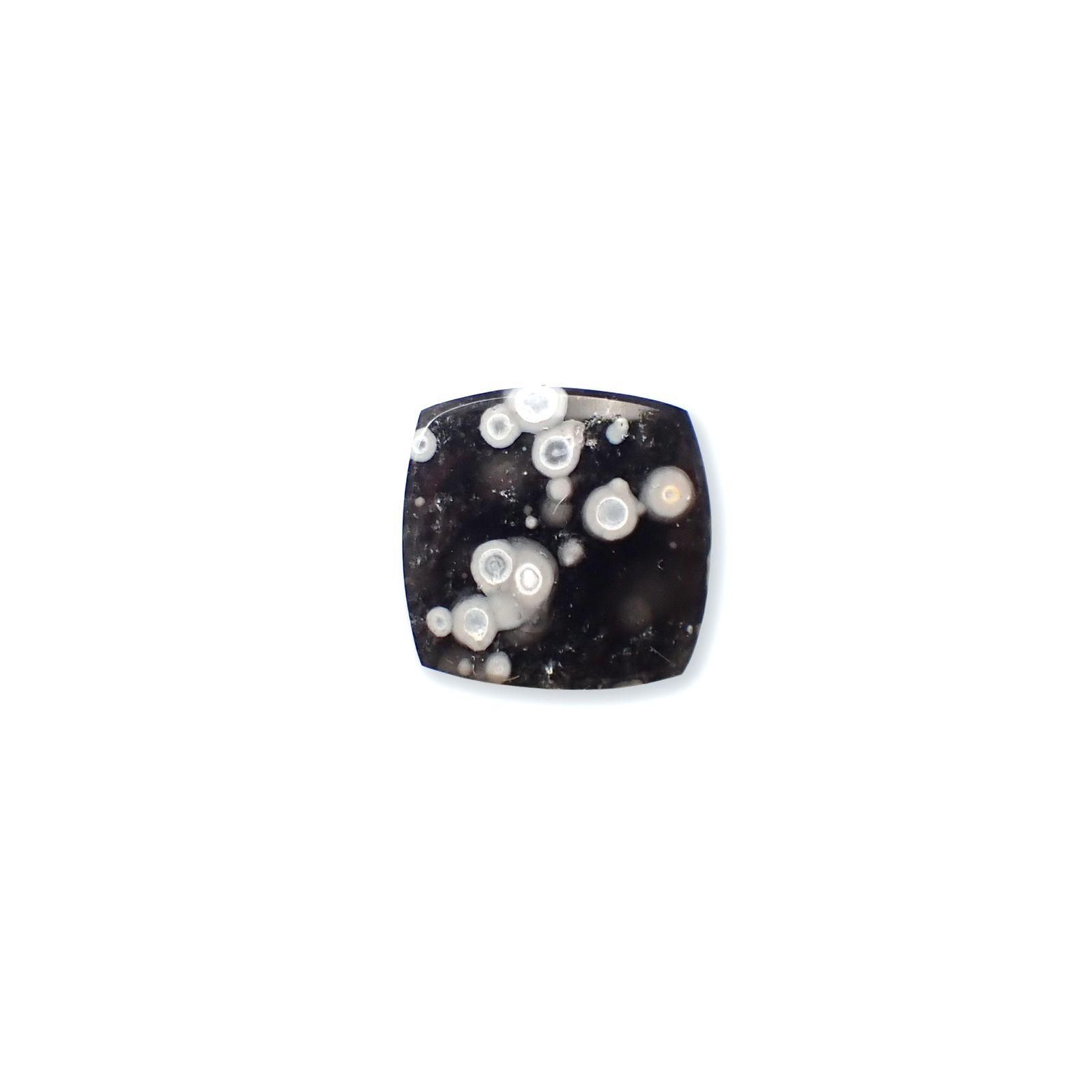 コスミックオブシディアン イタリア産 4.88ct [250730666]11.7x11.4mm前後