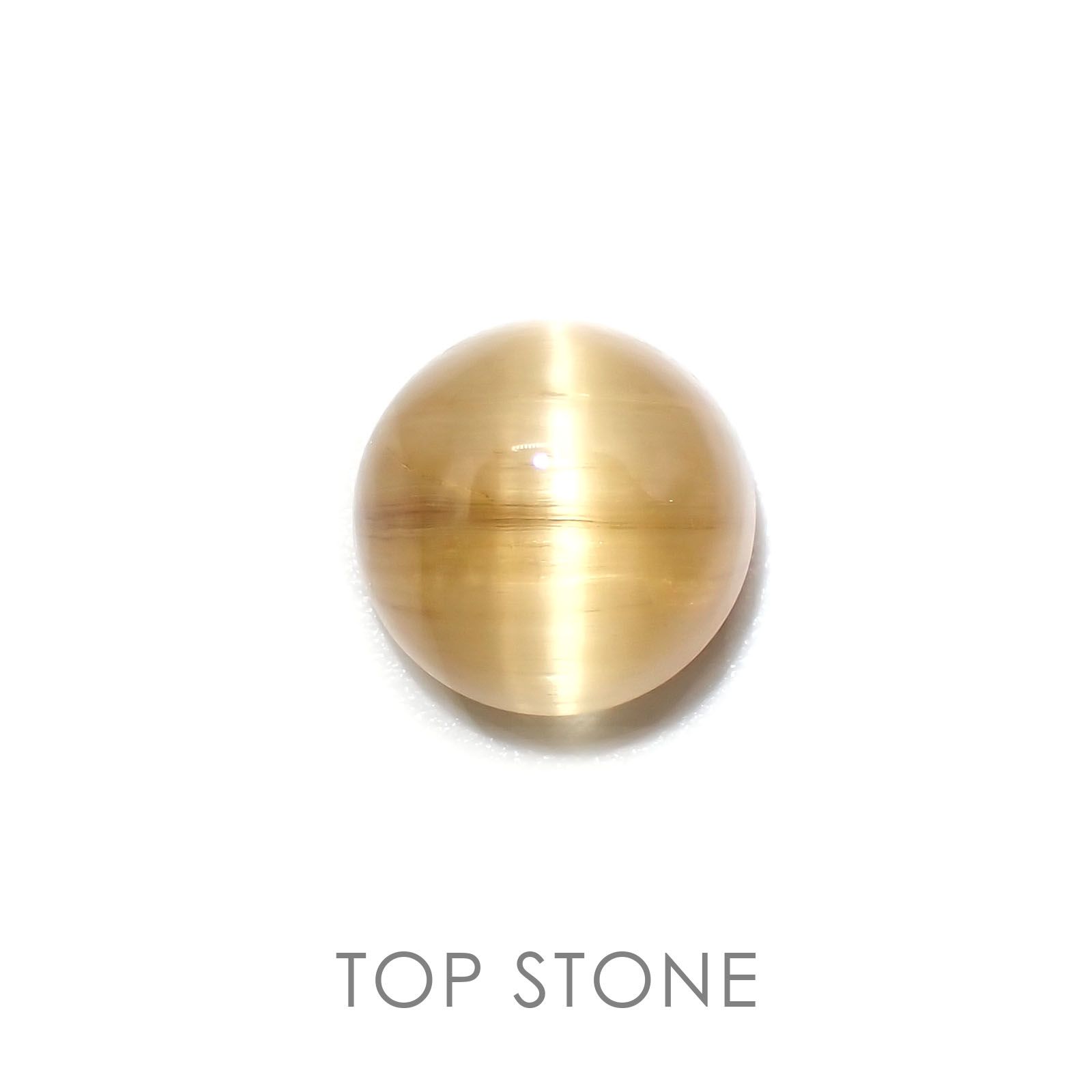 ベリルキャッツアイ ブラジル産 ルース 4.86ct[20127426]10×9.9mm前後
