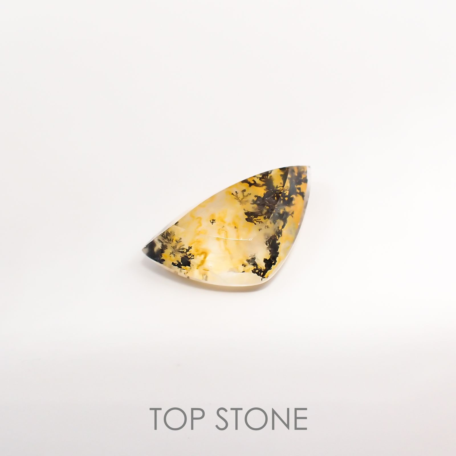 デンドリチッククォーツ ブラジル産 ルース 5.49ct[210510916]18.2×10.2mm前後