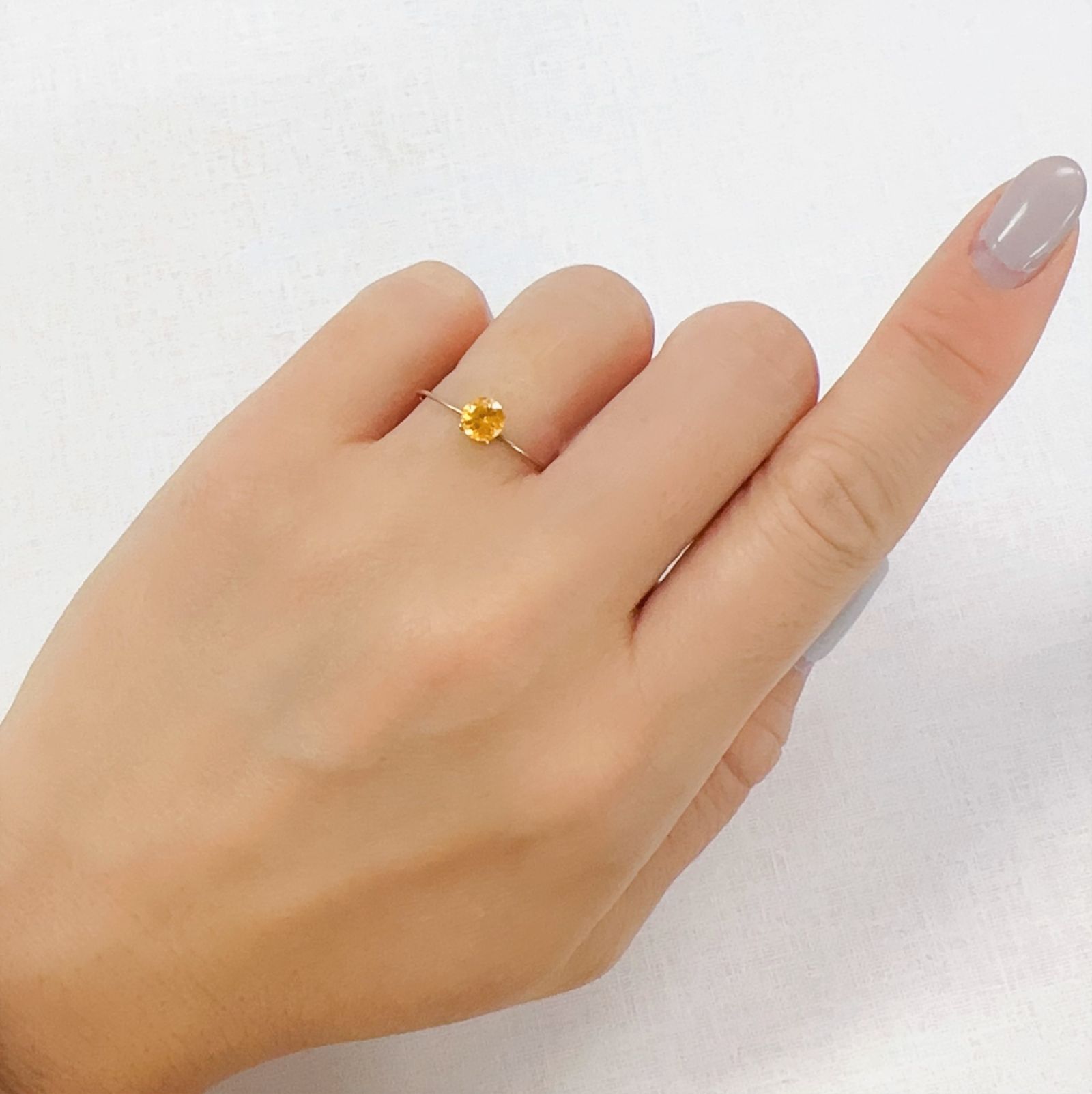 スペサルティンガーネット ナイジェリア産 0.55ct[230923382]4.8x4.8mm前後