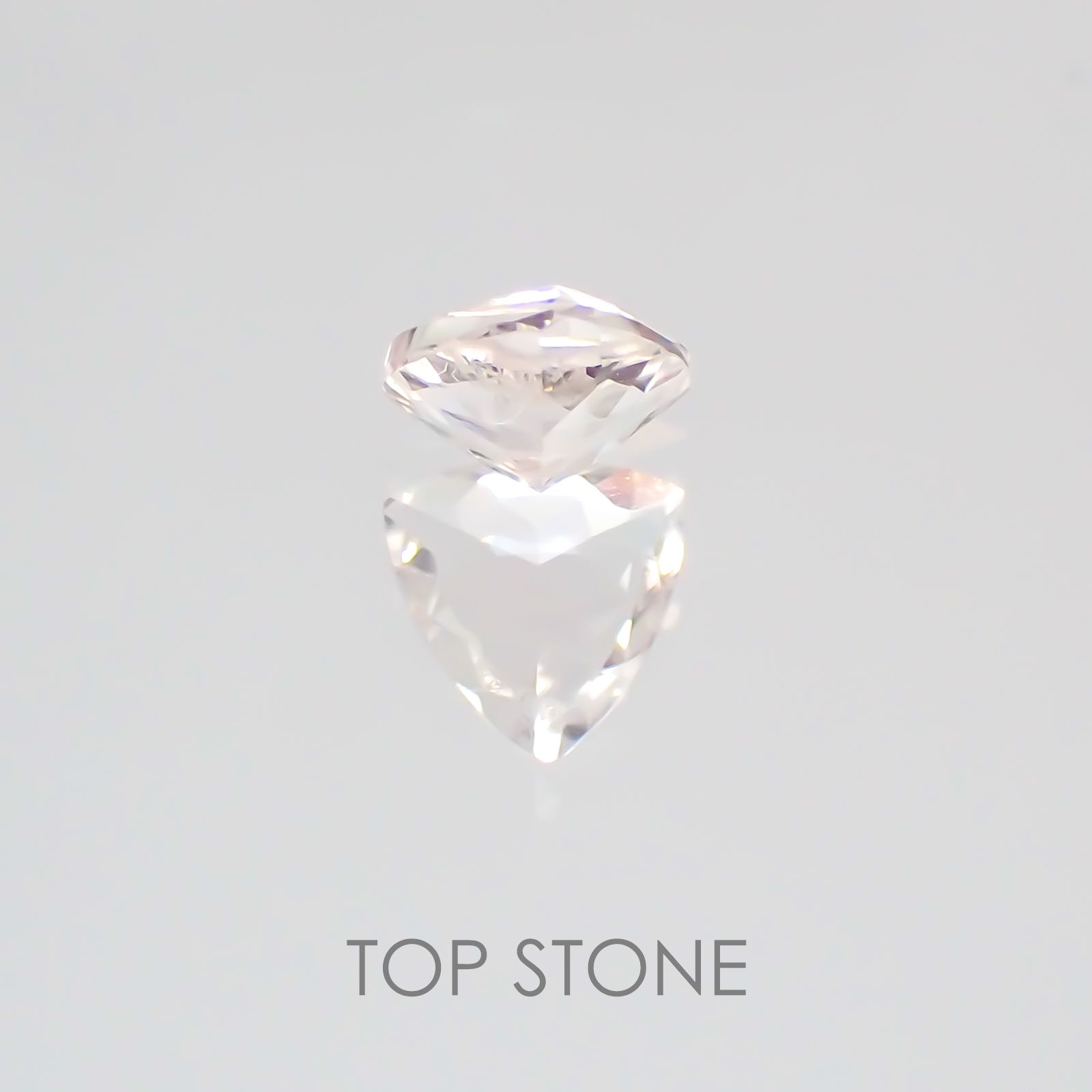 モルガナイト(宝石名モルガナイト) ナイジェリア産 0.21ct 識別済[20128572]4.1×4.2mm前後