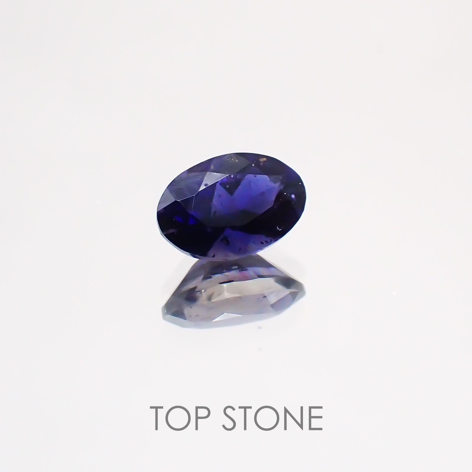 アイオライトサンストーン インド・ブラジル産 ルース 0.42ct[21018911]6×4mm前後