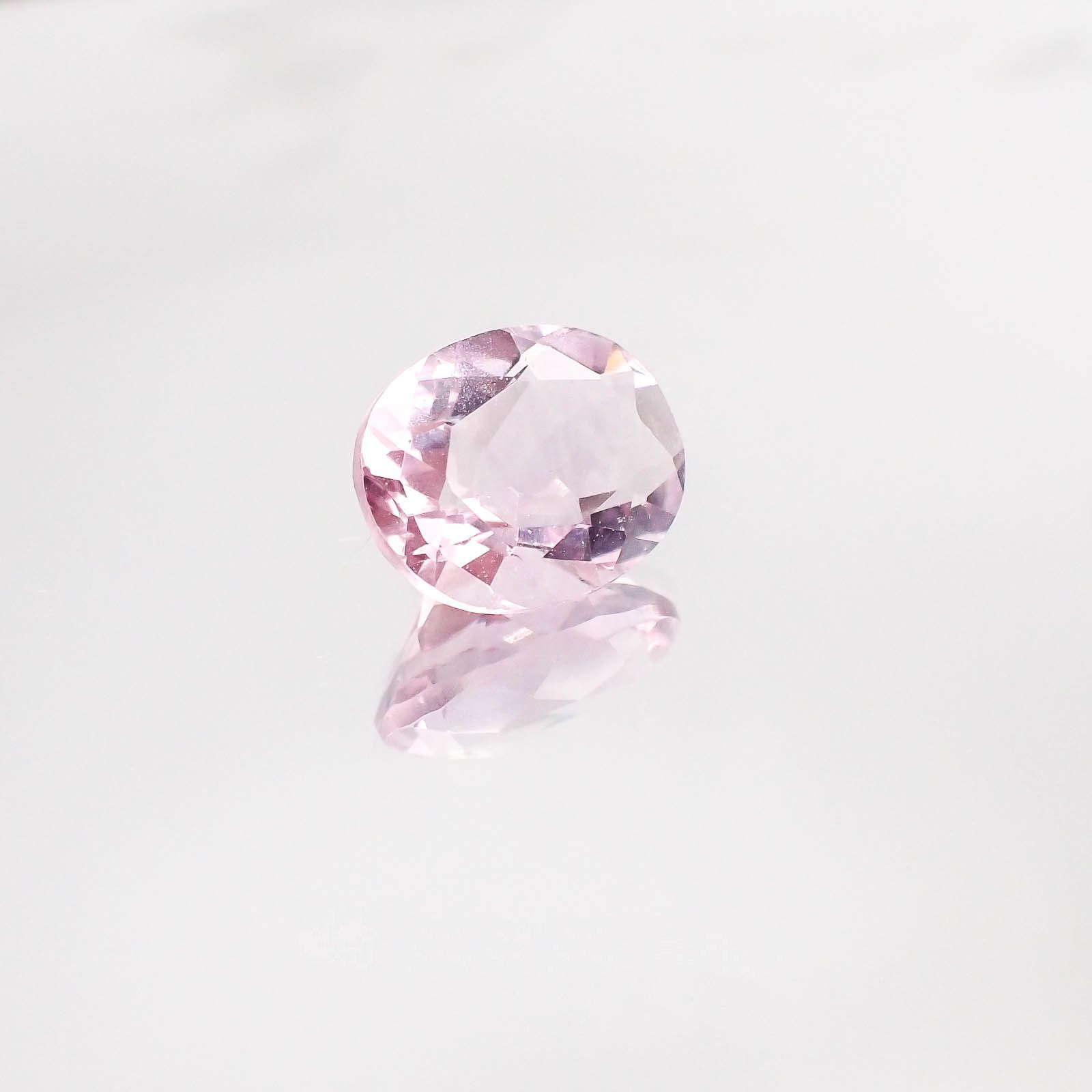 ピンクフローライト(宝石名ピンク・フルオライト)ブラジル産 4.43ct 識別済[230522249]11.2x9mm前後