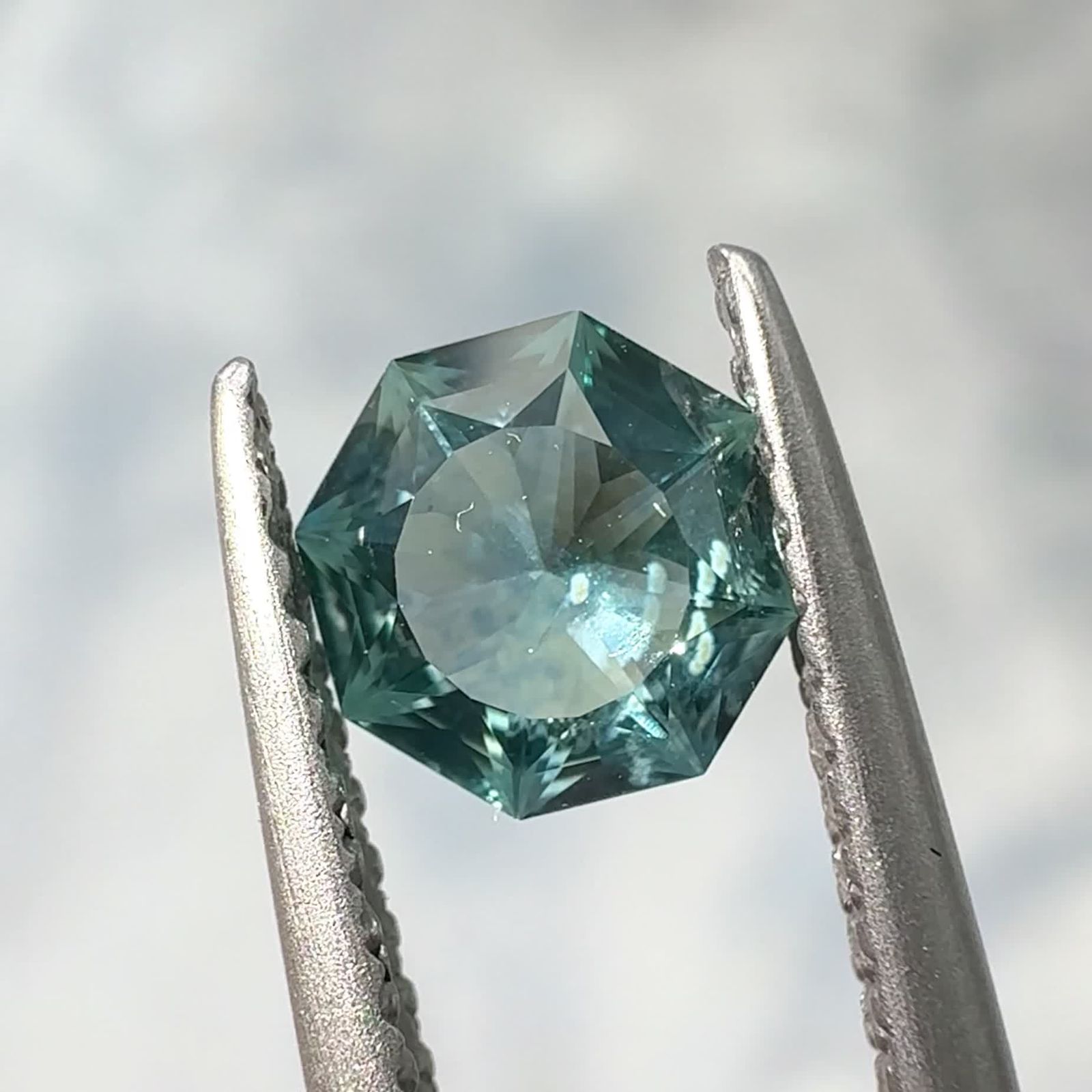 モンタナサファイア 針入り】モンタナサファイア 0.99ct | EnMedel 〔 宝石ルース