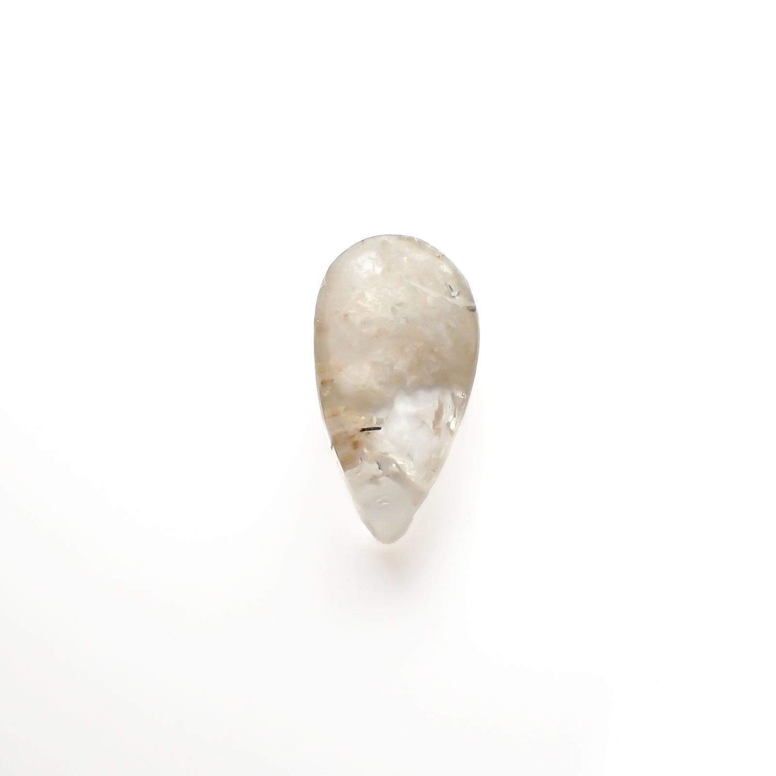 ホワイトガーデンクォーツ ブラジル産 23.79ct[230722632]25.1x13.2mm前後