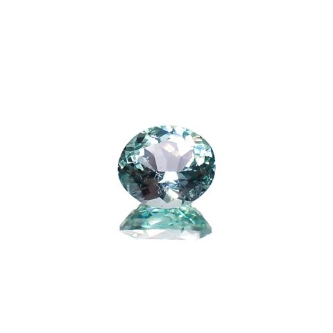 ブルーグリーンコーネルピン タンザニア産 1.15ct[240327011]7.2x6.1mm前後