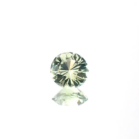 グリーンクリソベリル(宝石名クリソベリル)スリランカ/マダガスカル産 0.29ct 識別済[231225022]4.2x4.1mm前後