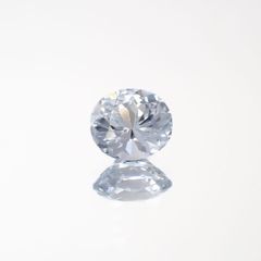 アイスブルーサファイア(宝石名サファイア)スリランカ/マダガスカル産 0.53ct 識別済[220918075]5x4.6mm前後