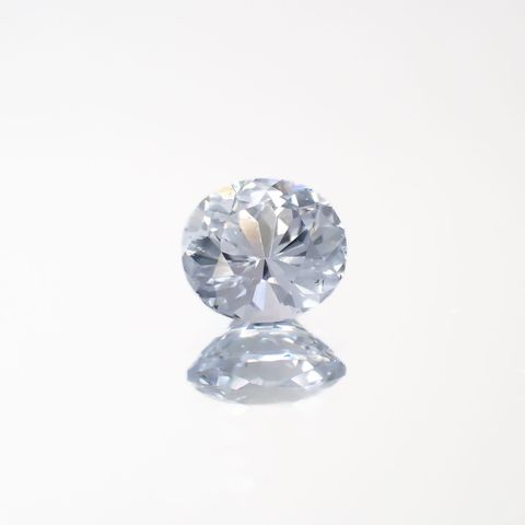 アイスブルーサファイア(宝石名サファイア)スリランカ/マダガスカル産 0.53ct 識別済[220918075]5x4.6mm前後