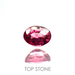 ホットピンクスピネル(宝石名ピンク・スピネル)タンザニア産 0.24ct 識別済[220114131]4x3mm前後