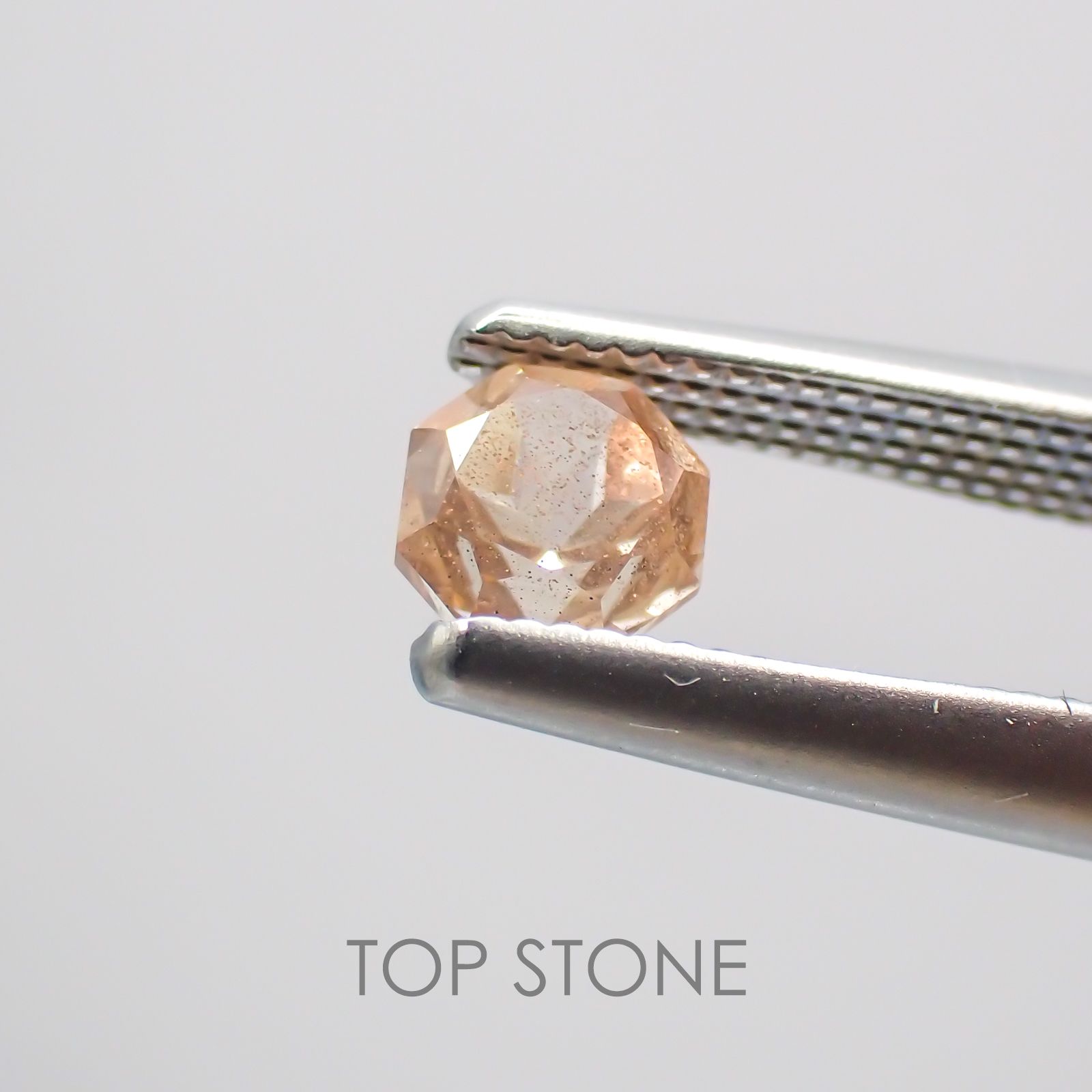 ◇オクタゴンカット◇オレゴンサンストーンSA  アメリカ産 ルース 0.33ct[210210046]4×4mm前後