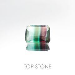 パーティカラーフローライト(宝石名パーティカラード・フルオライト) ブラジル産 4.78ct 識別済[20106394]11×9mm前後