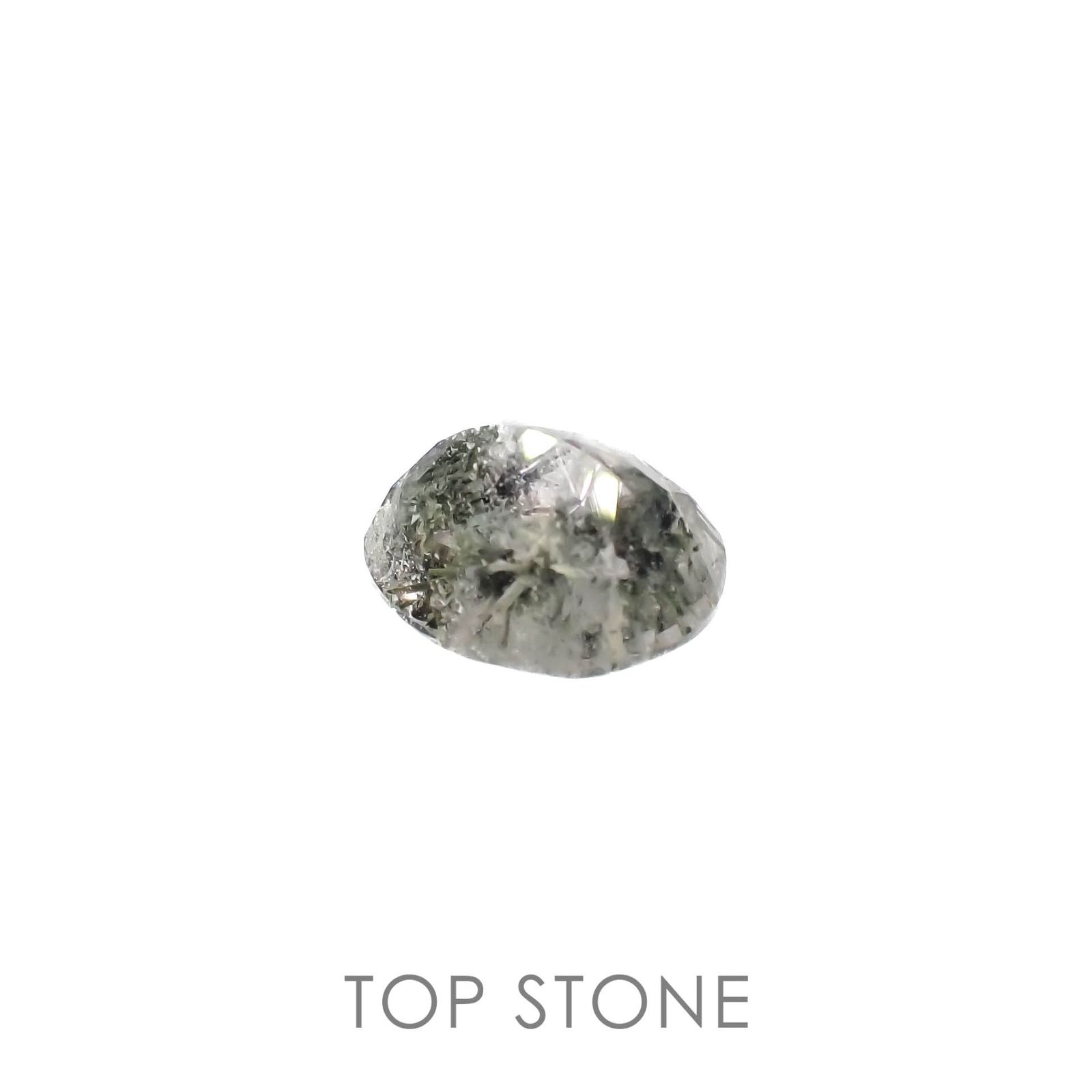 ヘデンベルジャイトインクォーツ インドネシア産 3.65ct[230120052]11.1x9.6mm前後