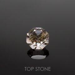 ◇オクタゴンカット◇ルチルクォーツSA ブラジル産 ルース 0.5ct[210611306]5×5mm前後