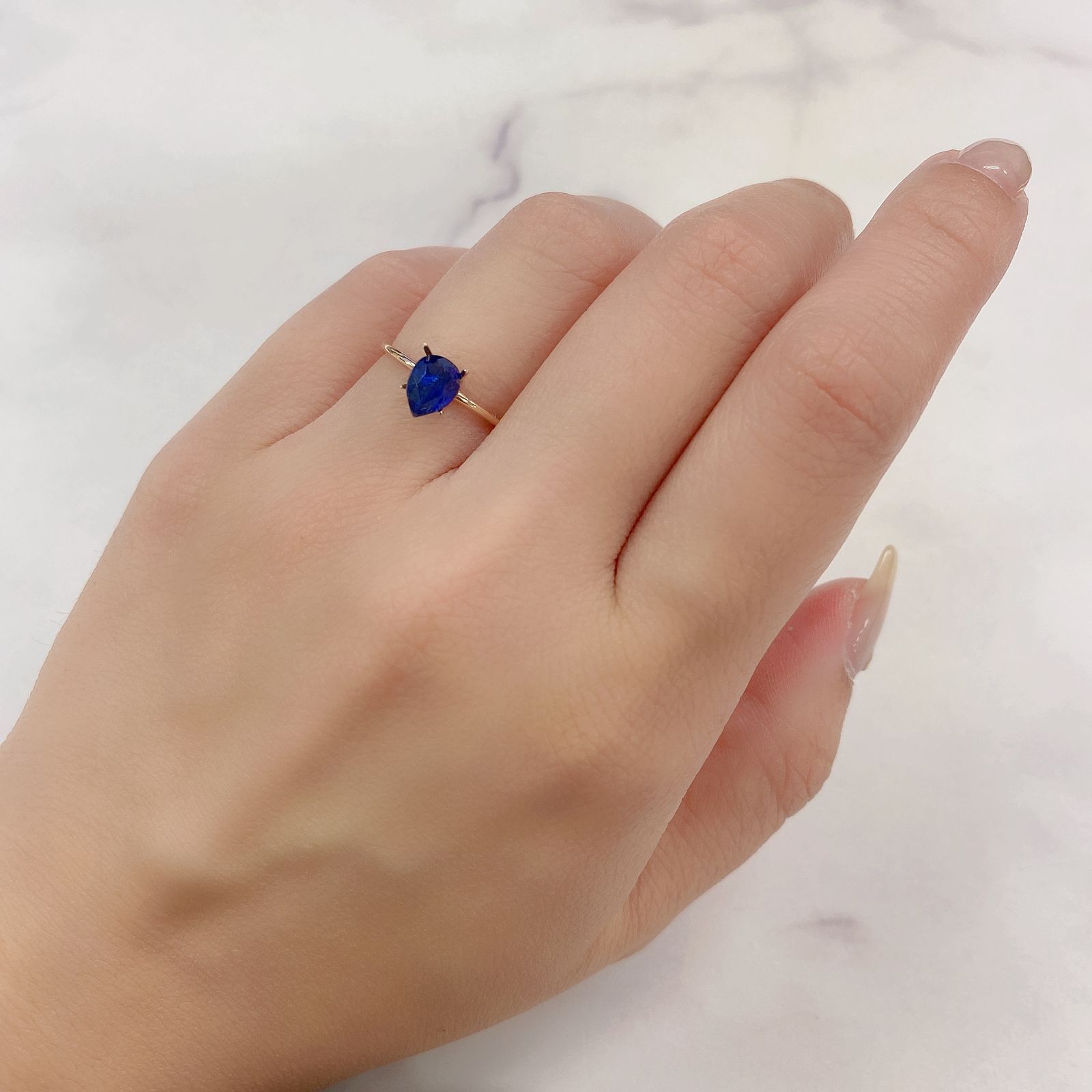 カイヤナイト(宝石名カイヤナイト)ネパール産 1.01ct 識別済[231023929]7.2x5mm前後