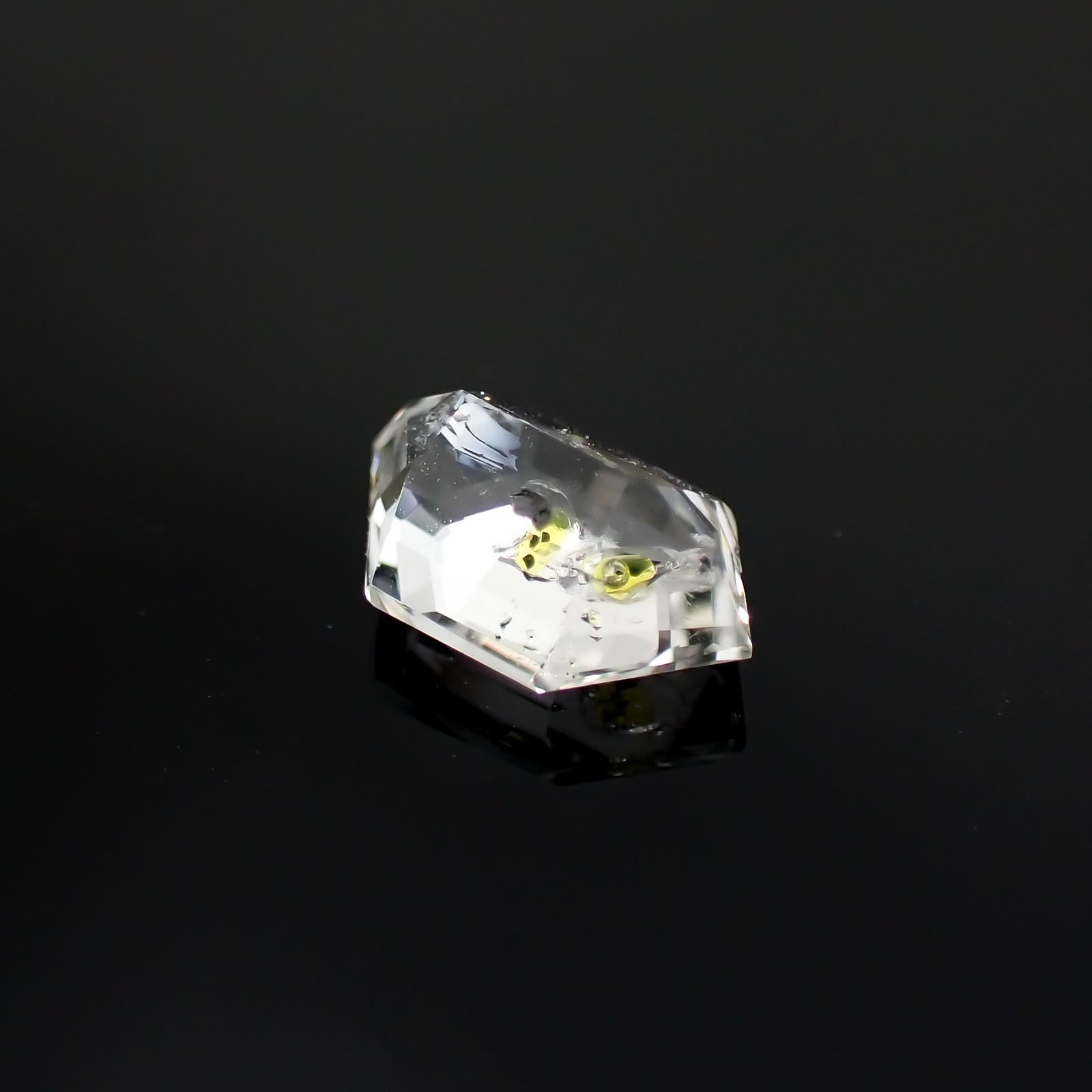 ◇カスタムカット◇オイルインクォーツ パキスタン産 0.86ct[240218539]8.1x5.5mm前後