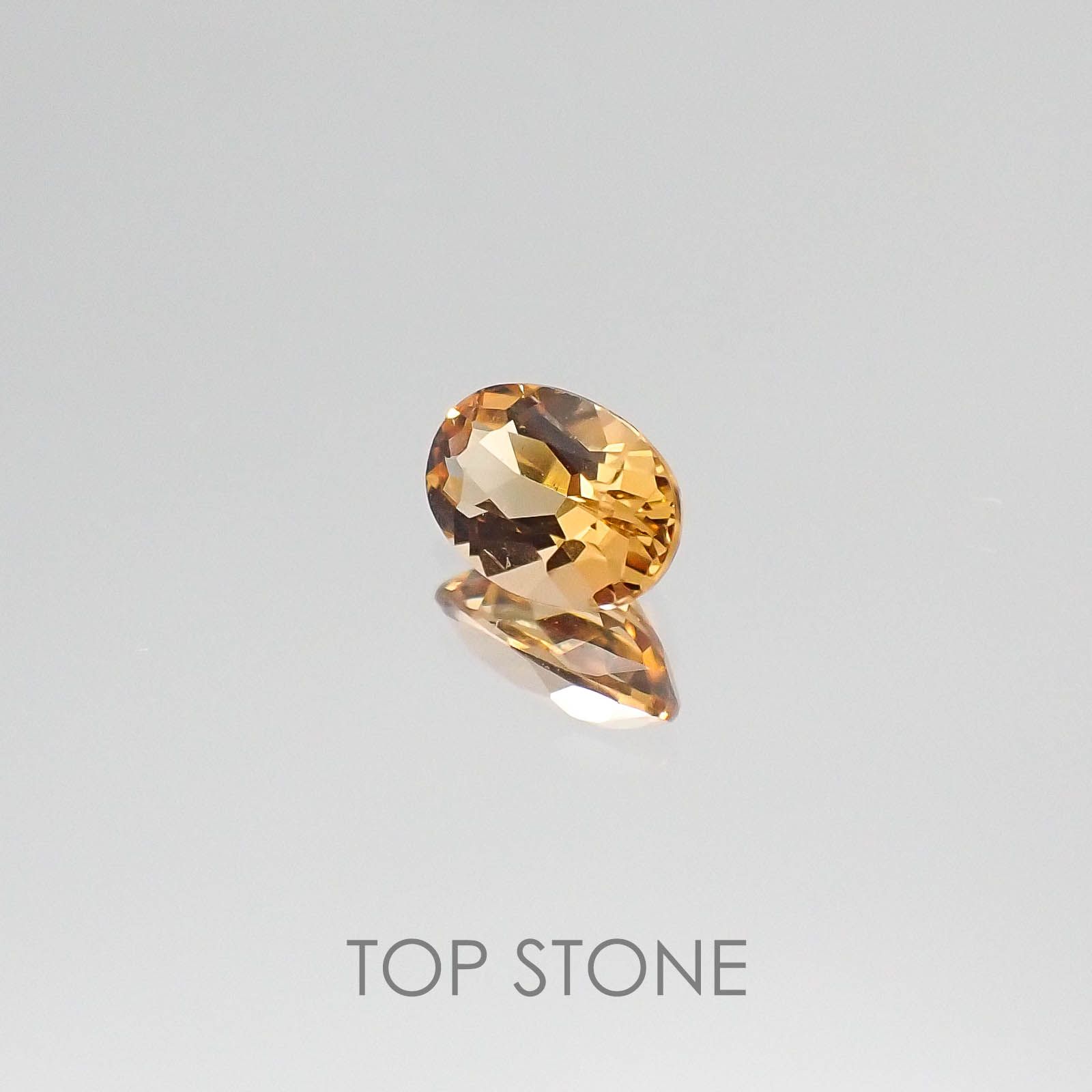 インペリアルトパーズ ブラジル産 ルース 0.35ct[20084380]5.2×3.5mm前後