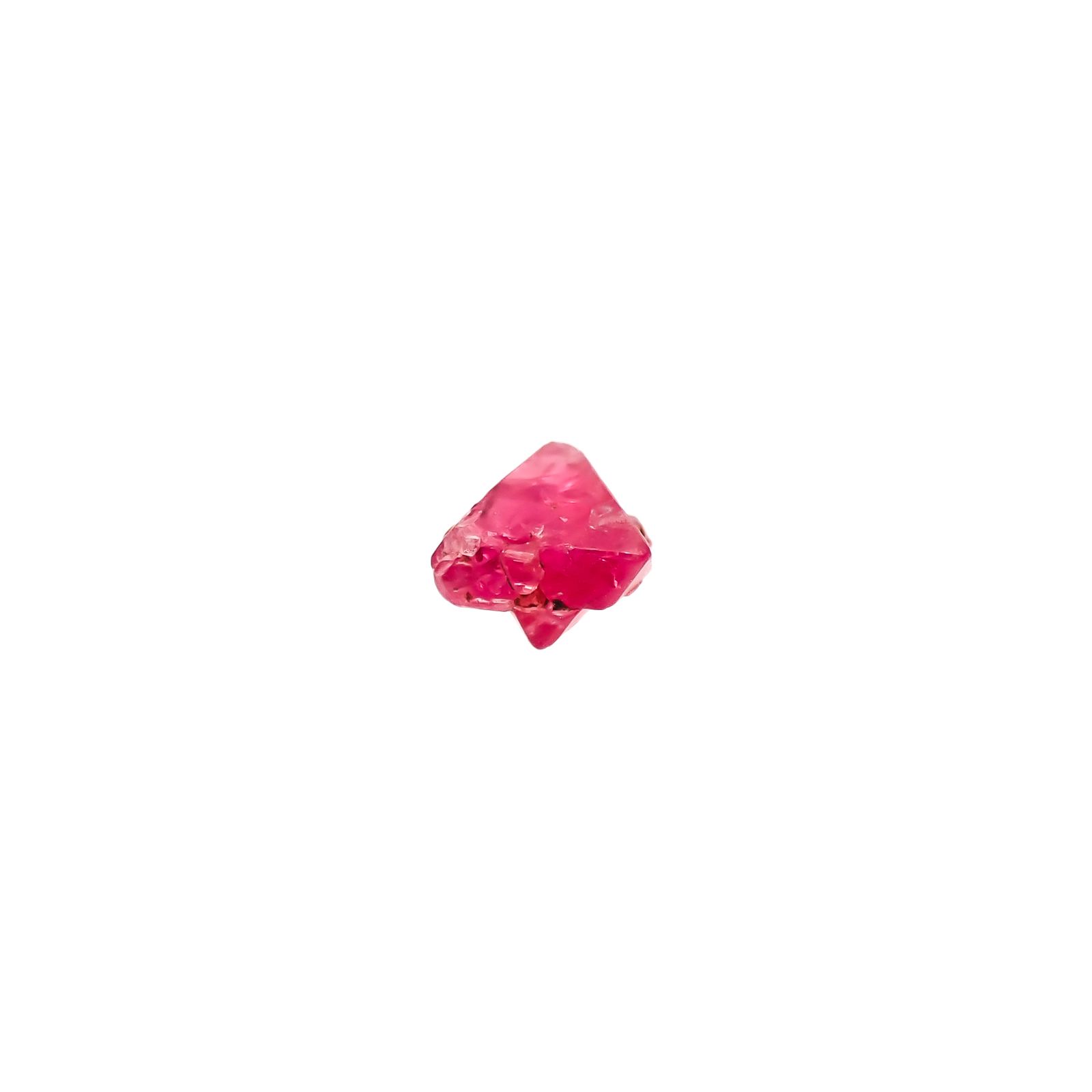 ツインクリスタルスピネル(スピネル式双晶) 原石 ビルマ産 0.10ct[240628435]3.1x2.7mm前後