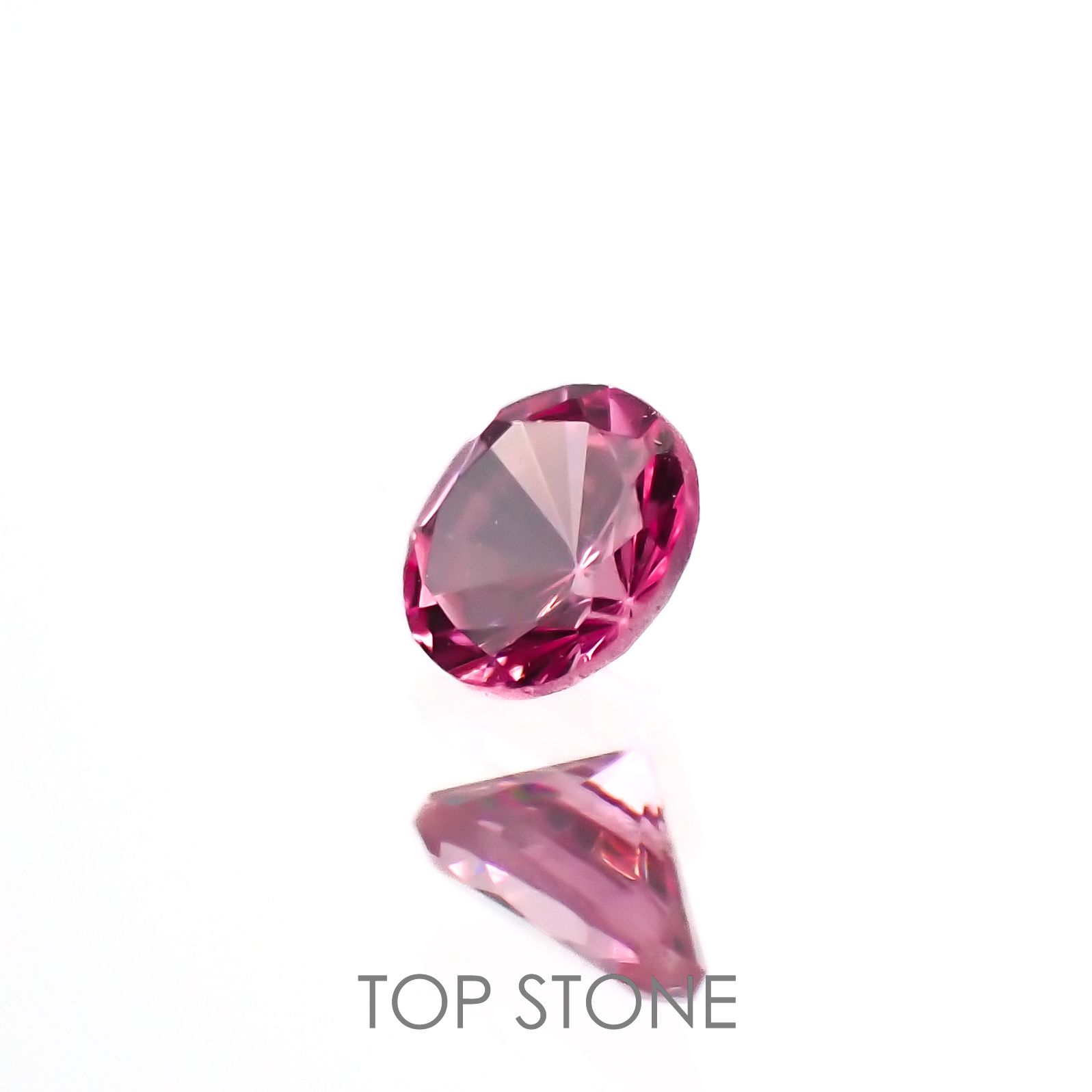 ホットピンクスピネル(宝石名ピンク・スピネル)タンザニア産 0.12ct 識別済[220616596]3x3mm前後