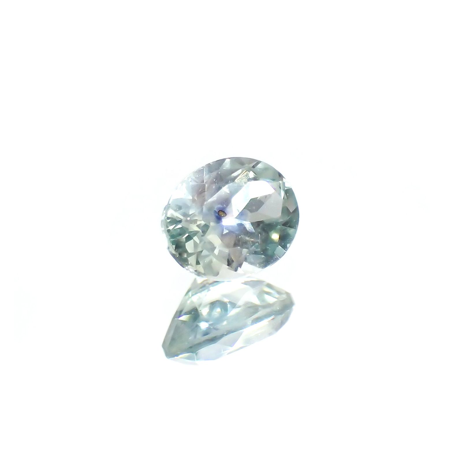 モンタナサファイア(宝石名サファイア)アメリカ・モンタナ州産 0.50ct 識別済[250114641]5x3.9mm前後