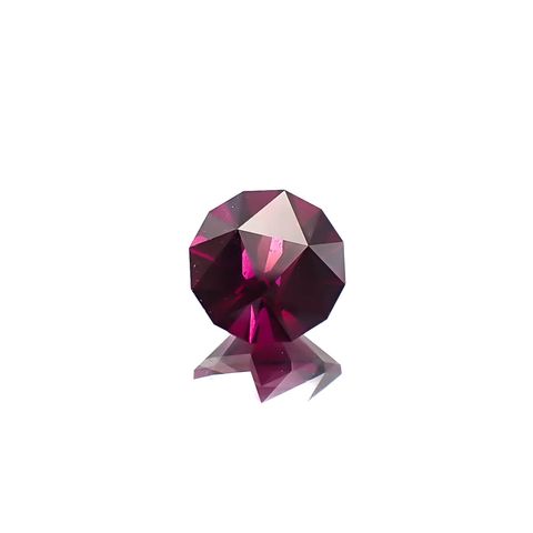◇カスタムカット◇グレープガーネット インド産 1.87ct [250530419]7.2x7.2mm前後