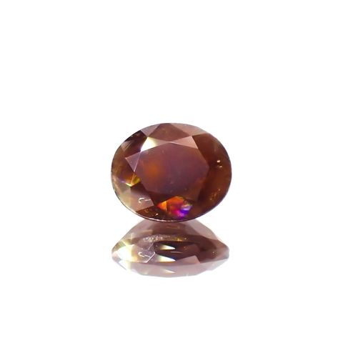 レインボーガーネット 日本・奈良県産 1.73ct[231023639]7.8x6.5mm前後